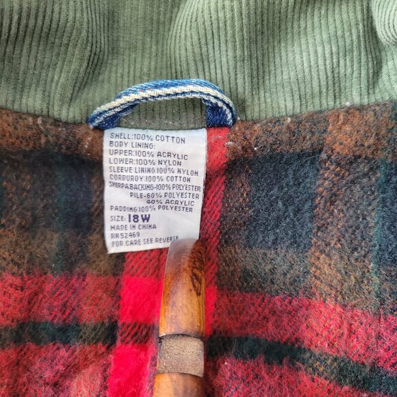 Vintage Rock Creek Denim Barn Chore Coat Women’s Plus 18W Country Western Farm - Picture 6 of 10